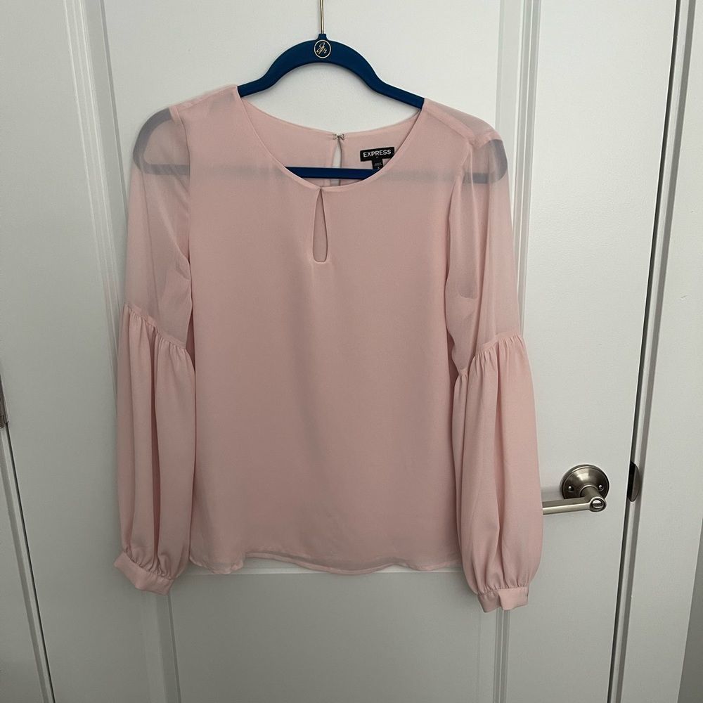 Pink long sleeve dress shirt
